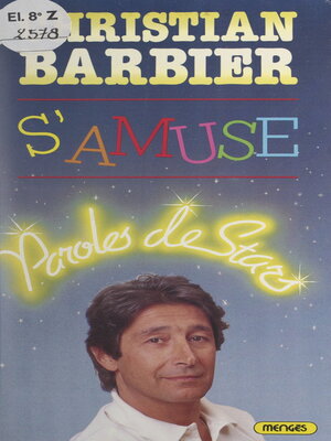 cover image of Paroles de stars